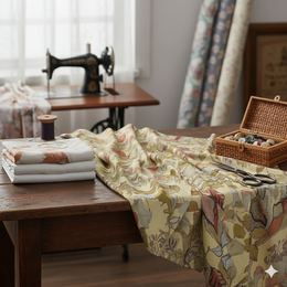 Mix Modal Digital Floral Print Fabric 44’